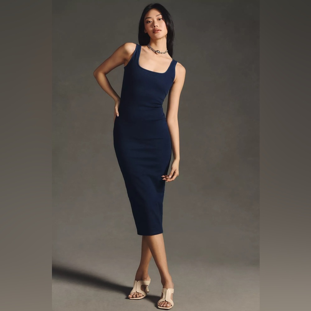 Good American Soft Sculpt Midi Dress